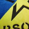 Buy cheap Large Star Custom Made Embroidered Patches Chenille Material Blue / Red / Yellow from wholesalers