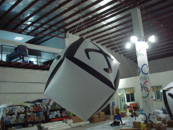 Big Cube Inflatable Advertising Balloon Full Digital Printing For Party
