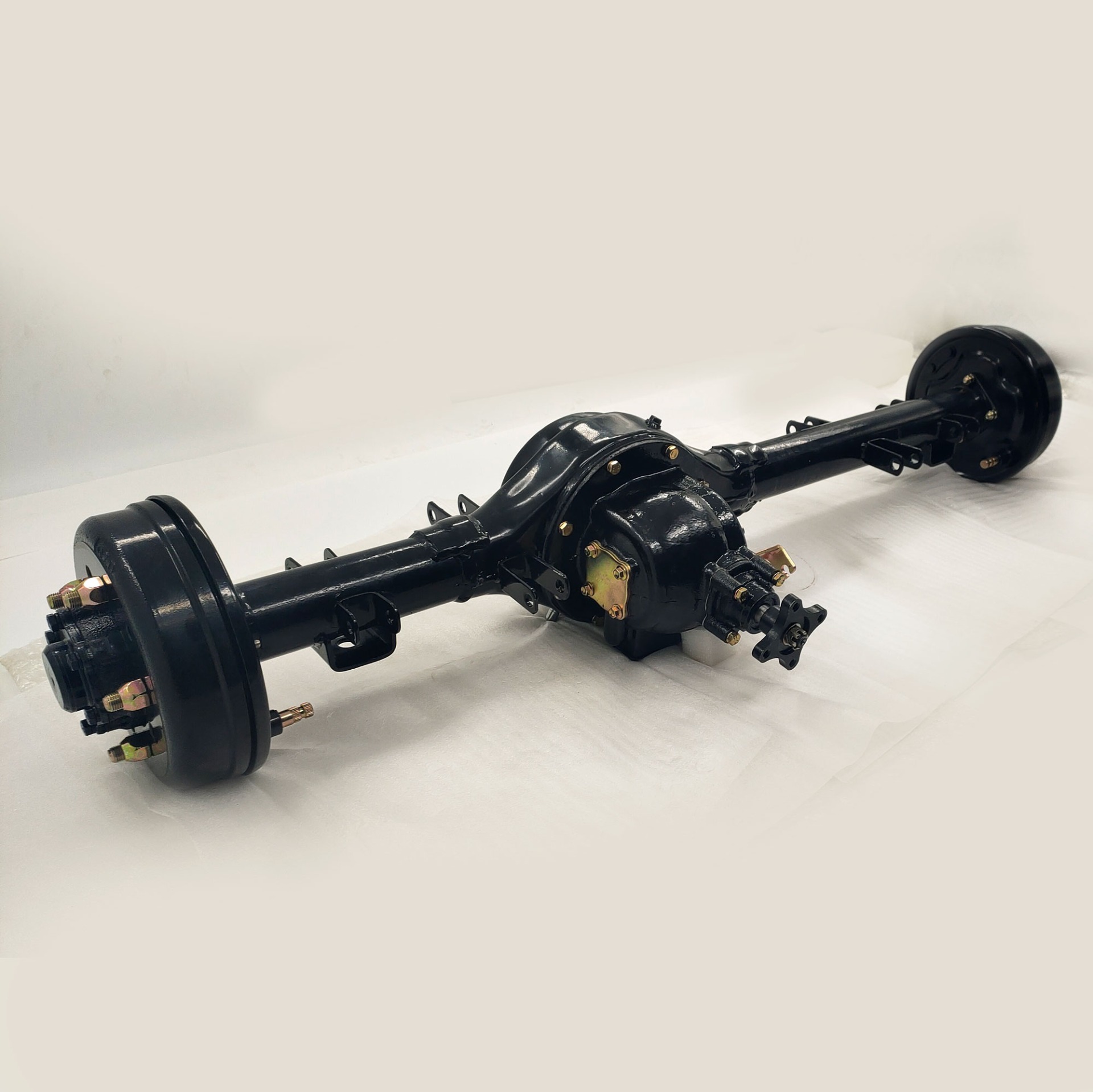 Full Floating 5th Afterburner Booster King Rear Axle Assembly for Heavy Tricycle Truck