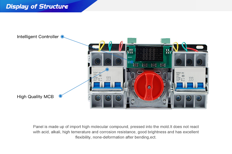 2022 New Promotion Ats Controller Automatic Generator Universal Transfer Switch