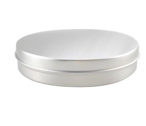 300ml 145 * 25 Silver Straight Cover Circular Aluminum Box Mooncake Box Tea Cake