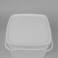 Buy cheap ISO9001 Certification White Square Plastic Buckets 3 Liter product
