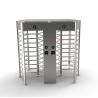 Buy cheap Polished 304 Stainless Steel Full Height Turnstiles AC 220V 50Hz from wholesalers