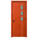 Waterproof Internal Glass Doors with Metallic Feeling and Sharp Color Contrast