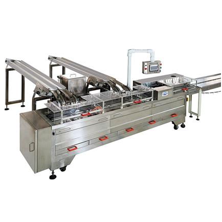Buy cheap Energy Saving Skywin Double Lanes Cream Biscuit Machine from wholesalers