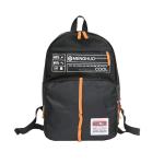 summer new Korean style letter printed backpack casual fashion contrast men's