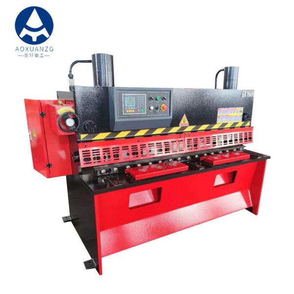 Buy cheap 1600mm Hydraulic Guillotine Shearing Machine CNC Controller Foot Switch Control from wholesalers