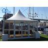 Buy cheap Fireproof UV Proof Canopy Gazebo Tent Event Blackout Aluminum White Pagoda Tents from wholesalers