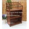 Buy cheap rattan bookshelf shoe cabinet box storage holder rack layer rattan basket rattan furniture from wholesalers