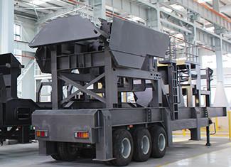 Buy cheap Self - Load Coal Impact Mobile Concrete Crusher Thick Steel Frame Structure from wholesalers