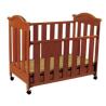Buy cheap Brown Wooden Design Automatic Baby Swing Bed with Brakes 99*61*85cm from wholesalers