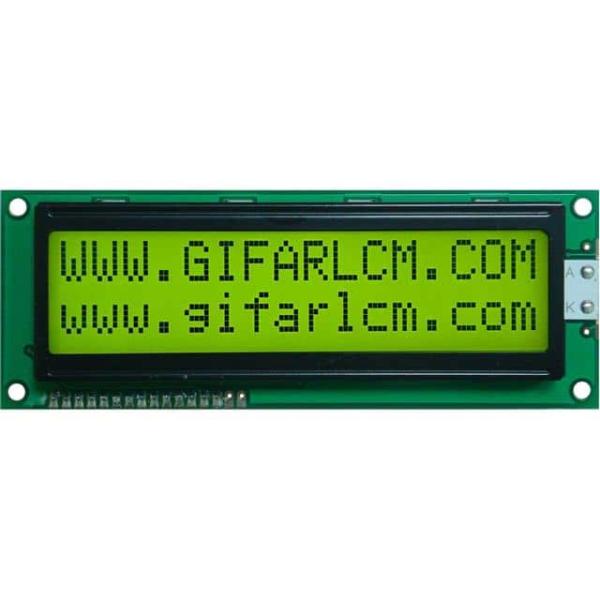 Buy cheap GFC1602F-YPOEES3A09 from wholesalers