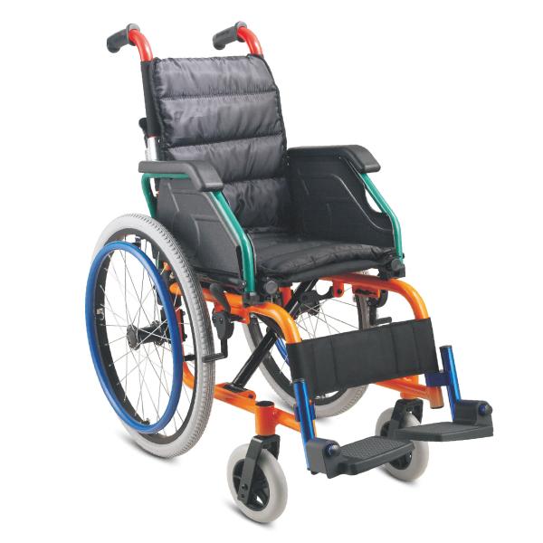 Child wheelchair seat width 30cm light weight aluminum colorful frame and foam