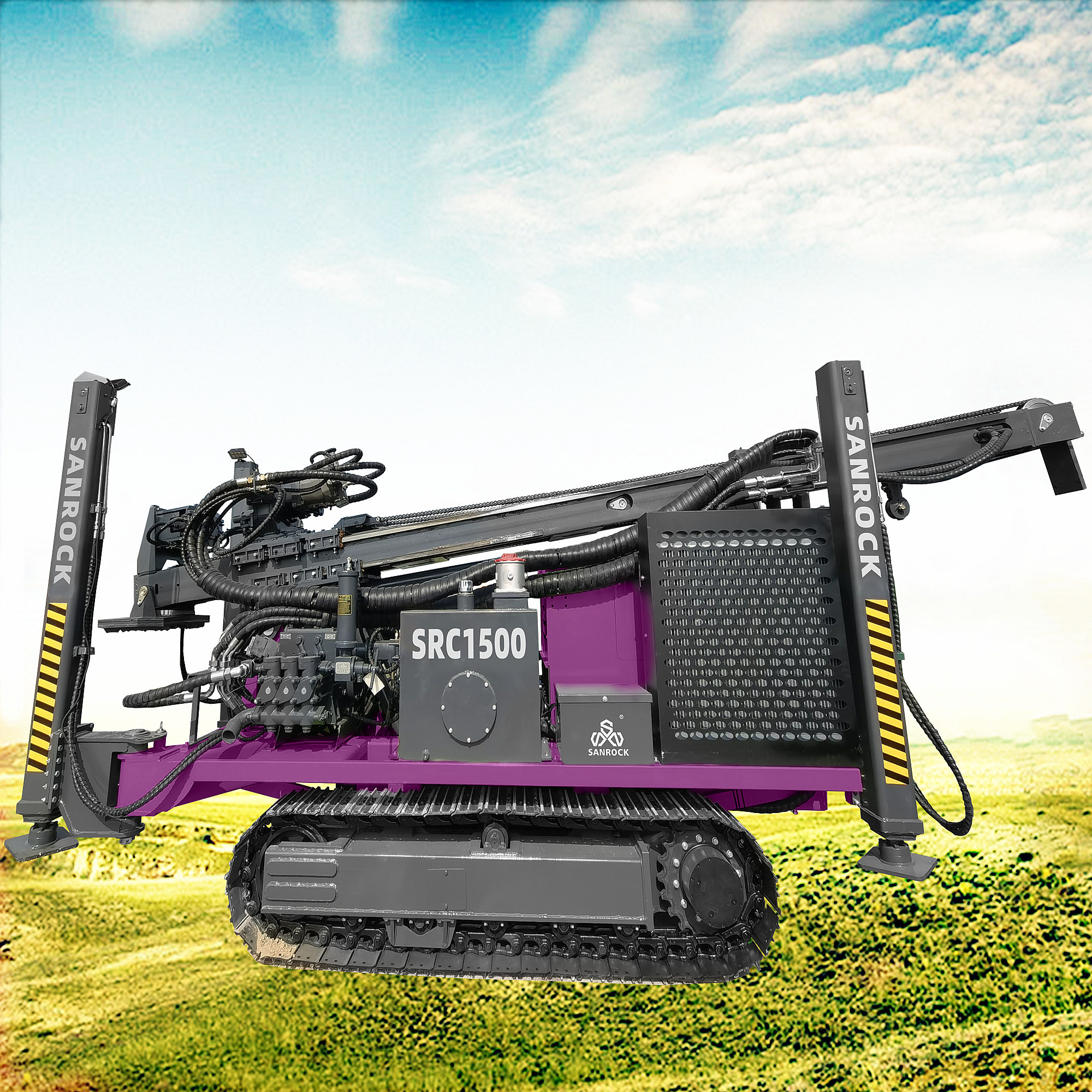 Geotechnical Core Sample Drilling Rig Hydraulic Exploration Diamond Core Drilling Rig