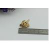 Buy cheap Promotional custom love heart shape 25 mm light gold metal handbag arch bridge wholesales from wholesalers