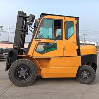Buy cheap Closed Mast 5000kgs Diesel Powered Forklift CPCD50 Japanese Diesel Engine product