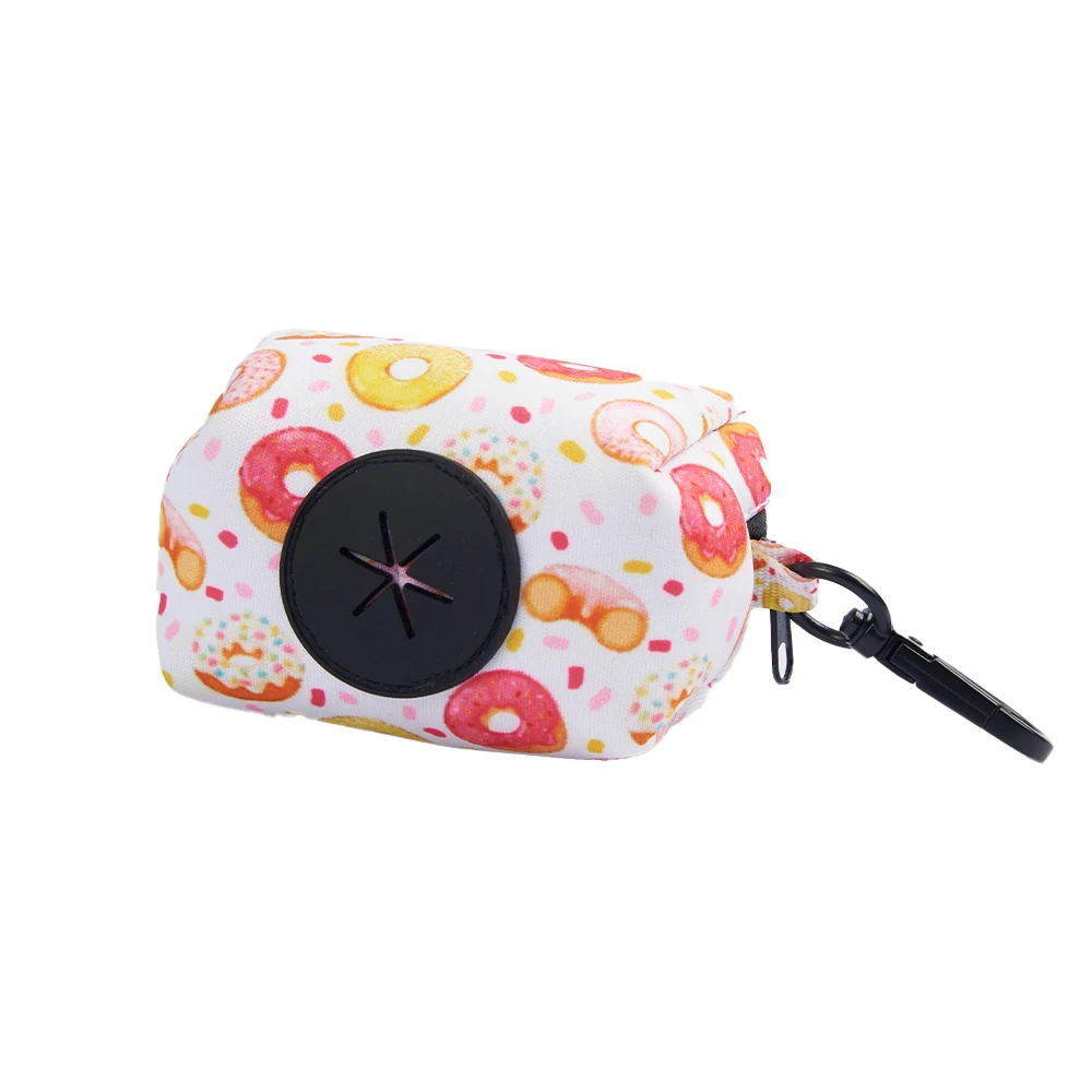 Dog Poop Bag Dispenser Water-Repellent Neoprene Portable Pet Waste Bag Carrier