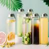 Buy cheap wholesale Straight Side 500ml 750ml Glass Water Bottle With Screw Cap from wholesalers