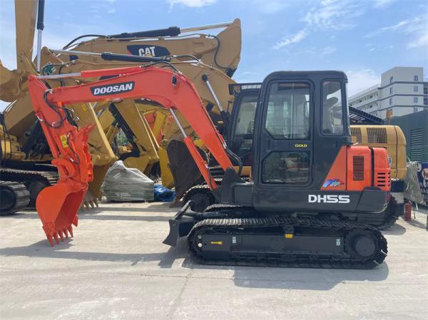 Buy cheap Used Doosan DH55 Mini Excavator Second Hand Doosan Crawler Digger from wholesalers