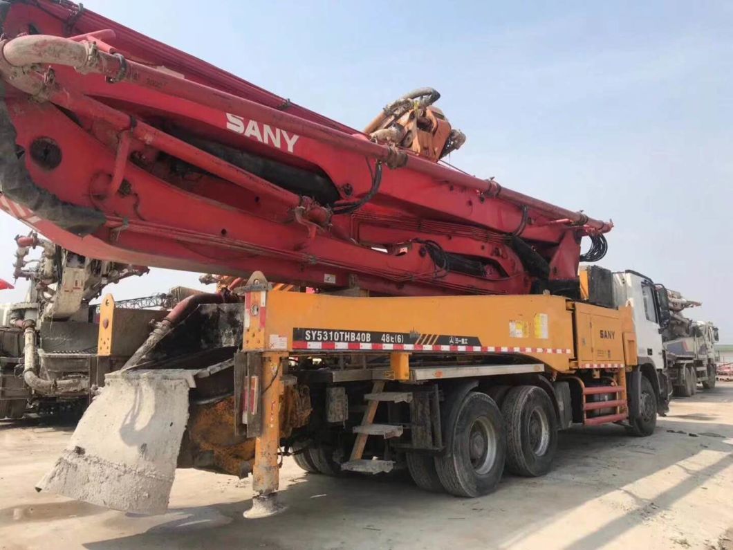 2014 Sy 48 Meter Used Concrete Pump with Benz Chassis