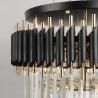 Buy cheap Round Kitchen Crystal Ceiling Chandelier Black Ceiling Lights(WH-CA-60) from wholesalers