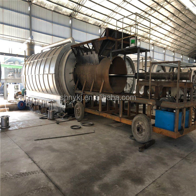 36000 KG Convert Waste Rubber Tire To Diesel Fuel Oil Pyrolysis Machine With CE ISO