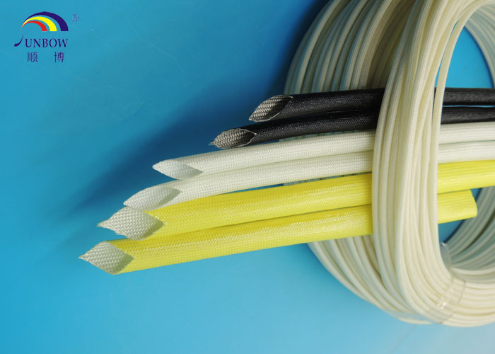 Insulation Colorful Acrylic Coated Fiberglass Sleeving For Class F Motors