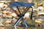 Fishing stool new stainless steel folding stool outdoor portable telescopic
