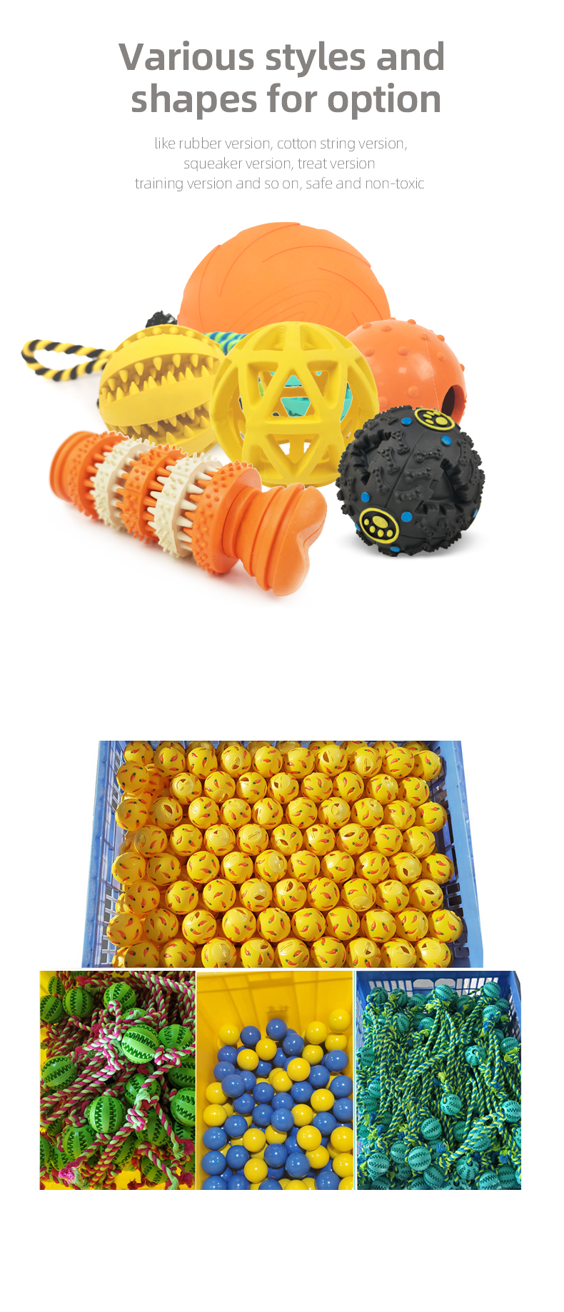 Dog Toy Pet BallHiding Food Puzzle Bite Interactive Chewfor Sustainable