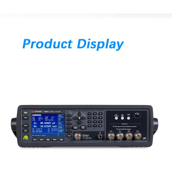 Keysight Agilent E4980A/E4982A LCR Meter with test leads