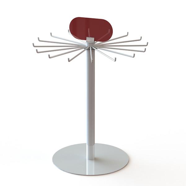 Buy cheap Multiple Hooks Spinner Metal Clothing Display Rack For Toggery from wholesalers