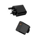 Plastic Fast Charging Wall Charger Adapter Block 35W Customized