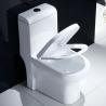 Buy cheap UPC 300 400mm Roughing In 1 Piece Dual Flush Toilet Bowl Self Cleaning Glaze from wholesalers