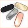 Buy cheap Gold Elliptical Plate 180mm Length 112g Metal Jewelry Tray from wholesalers
