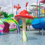 Kids Theme Water Park Splash Pad Fiberglass Equipment ISO9001