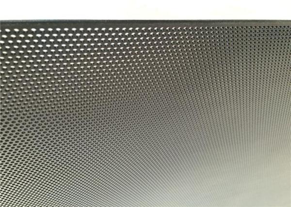 Buy cheap Strong Coated DVA Black Perforated Aluminum Sheet 8KG Weight Flat Surface from wholesalers