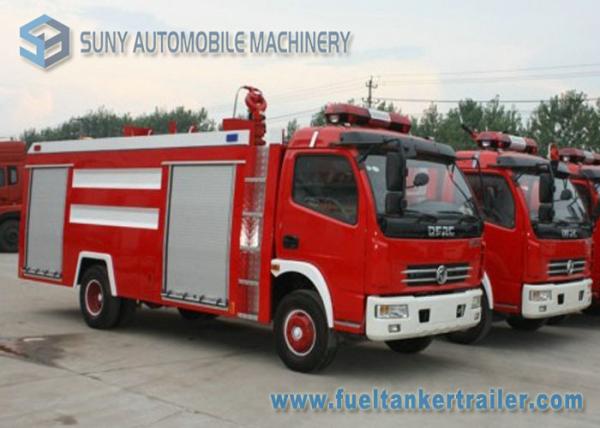 Buy cheap DONGFENG 4000L Fire Fighting Vehicle 20hp Double Row For Emergency Rescue from wholesalers