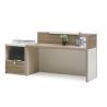 Buy cheap office wooden reception desk information desk front desk furniture from wholesalers