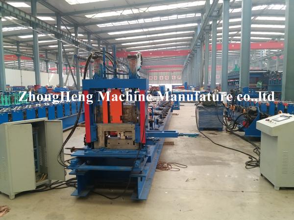 Metal Structure C Channel Roll Forming Machine For Shaft Bearing Steel 24 m /