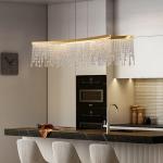 Led Creative Crystal Chandelier For Dining Room Gold Design Hanging Lamp(WH-CY