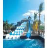Buy cheap 5-10m Height Aqua Water Slide For Hotel Park Fun Weather Resistance from wholesalers