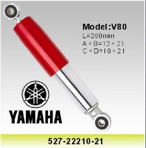 Buy cheap Yamaha V80 Motorcycle Shock Absorber 527-22210-21 , Motor Rear Shocks , Red Color from wholesalers
