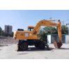 Buy cheap Hyundai 220 Used Wheel Excavator with Weight 21800kg Original Made In Korea from wholesalers
