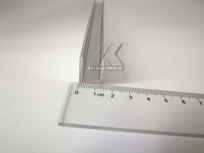 Sliding Track U Channel Aluminum Door Profile 6063 T5 For 10mm Glass Door Shower Room