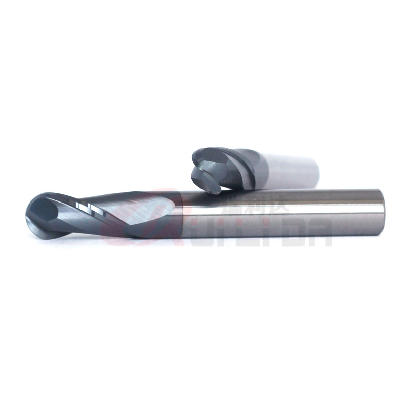 3/8" 1/4" Ball Nose Carbide End Mill Cutter 8mm Ball Nose Cutter For Steel