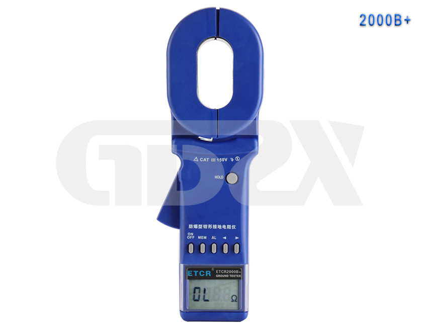 Clamp Type Digital Earth Ground Resistance Tester 6VDC
