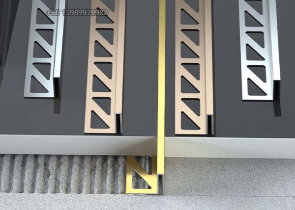 Buy cheap L Shape Square 316 Stainless Steel Tile Trim Border Edge 8mm from wholesalers