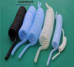 Non - Toxic Spiral Silicone Rubber Heat Shrink Tubing 4.8mm ID Transparent