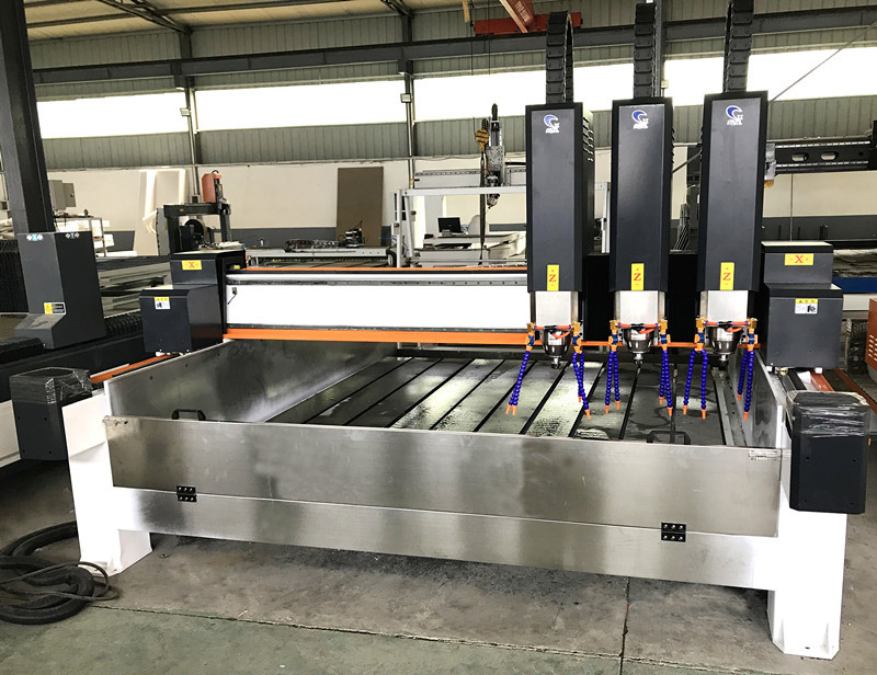 4 Axis Stone Carving Machinery Granite Marble Polished Cutting