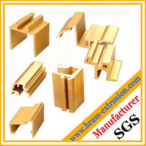 Buy cheap decoration material brass extrusion sections from wholesalers